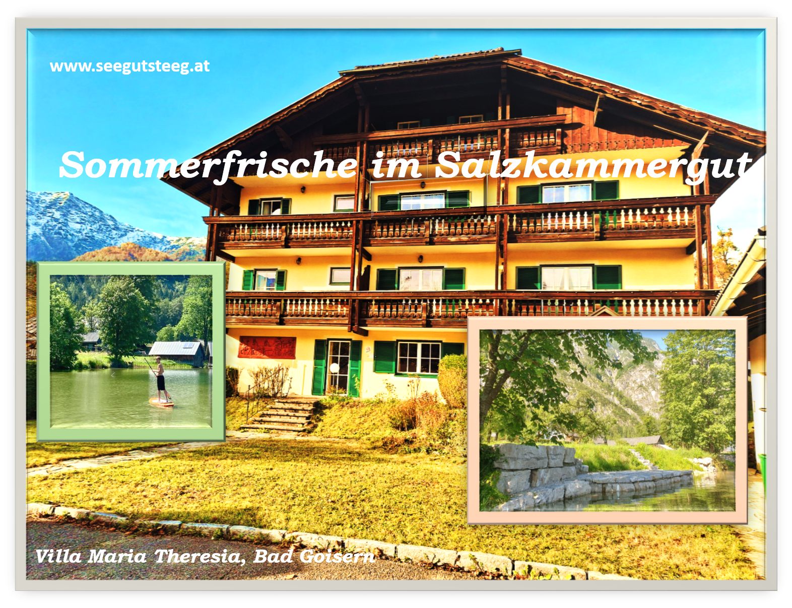 Großes Ferienhaus und Seegrund im Salzkammergut